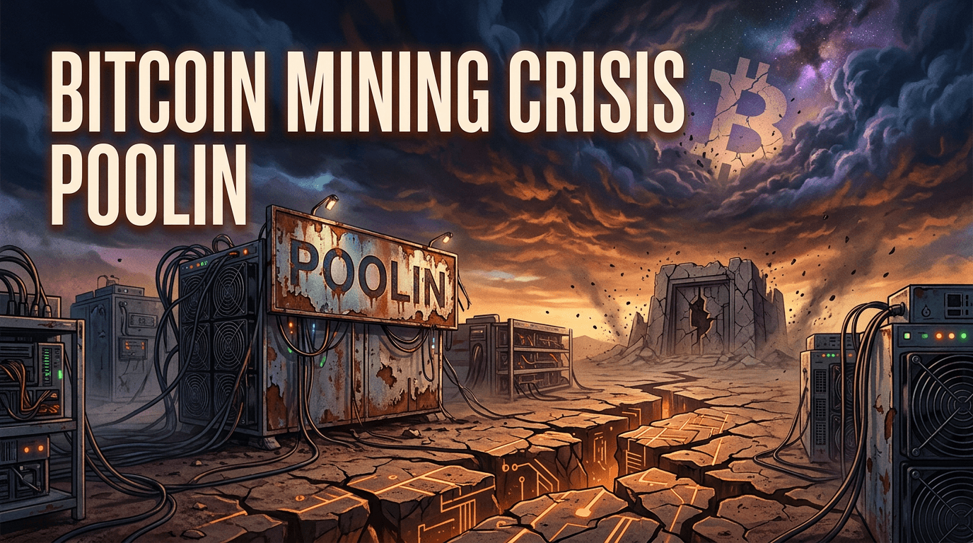 Bitcoin Mining Crisis: Poolin Bankruptcy, Hashprice Crash