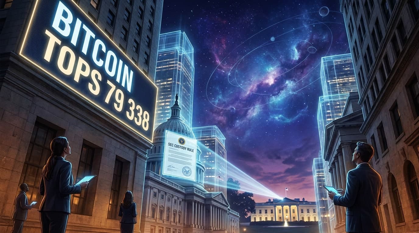 Bitcoin Tops $79,338, SEC Custody Rule Reaches White House
