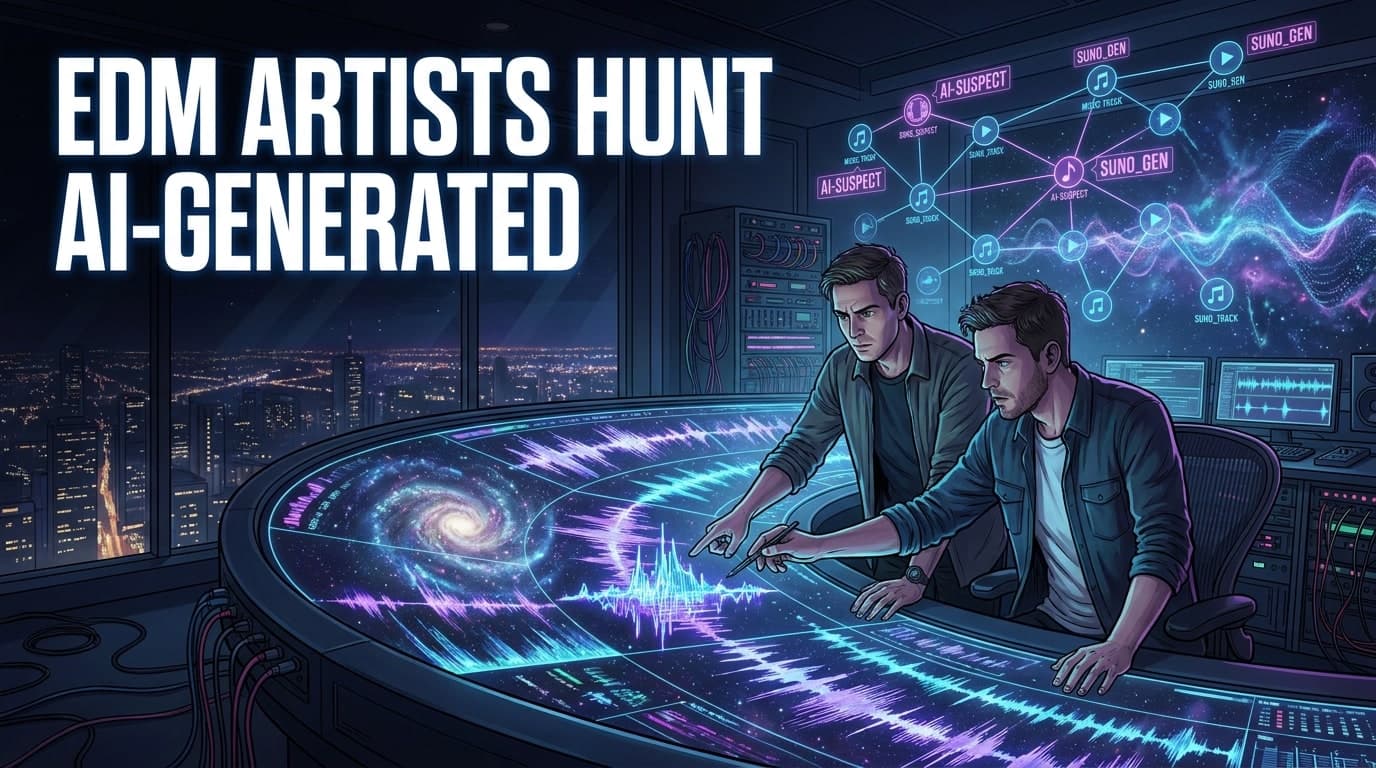 EDM Artists Hunt AI-Generated Suno Tracks in Music Scene
