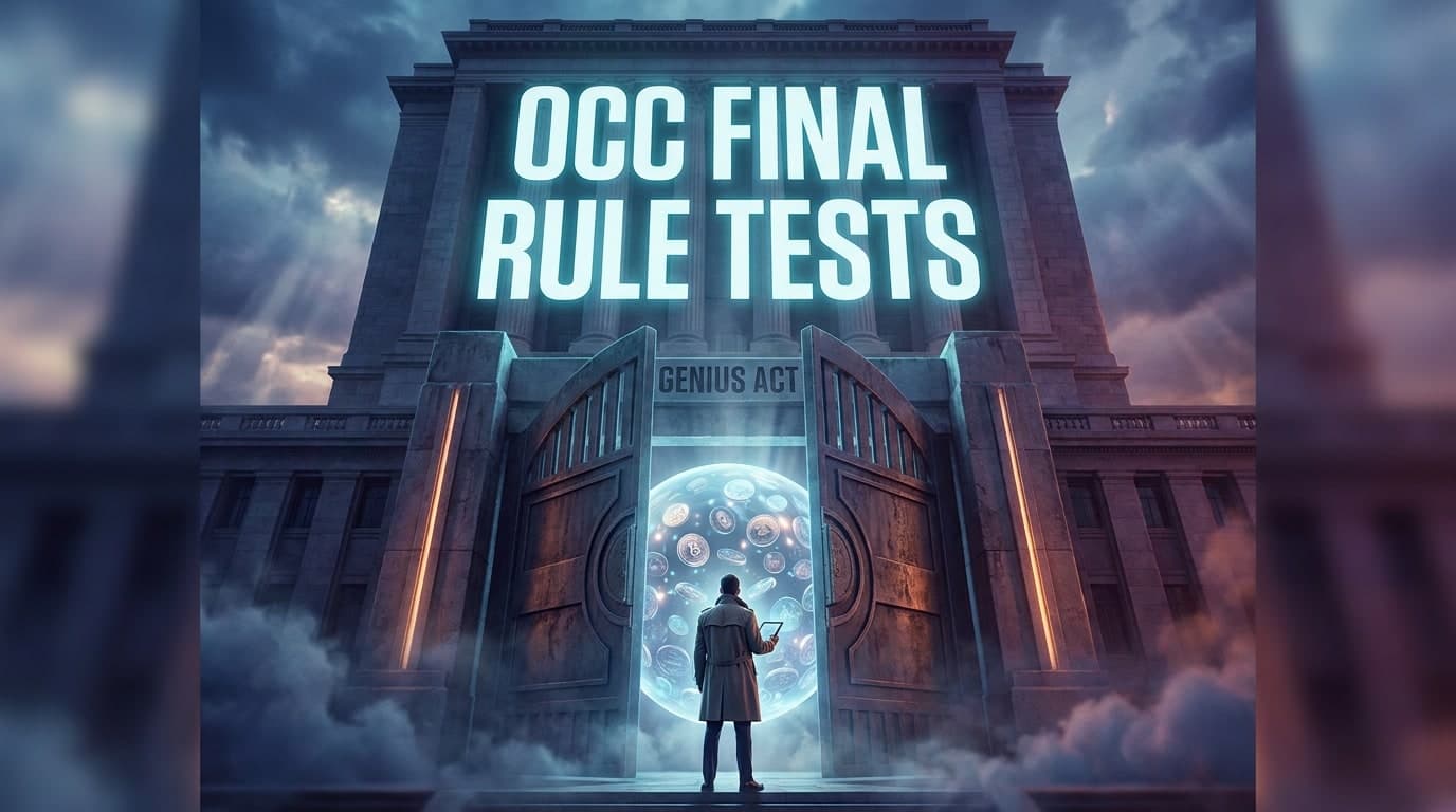 OCC Final Rule Tests Stablecoin Rewards Under GENIUS Act
