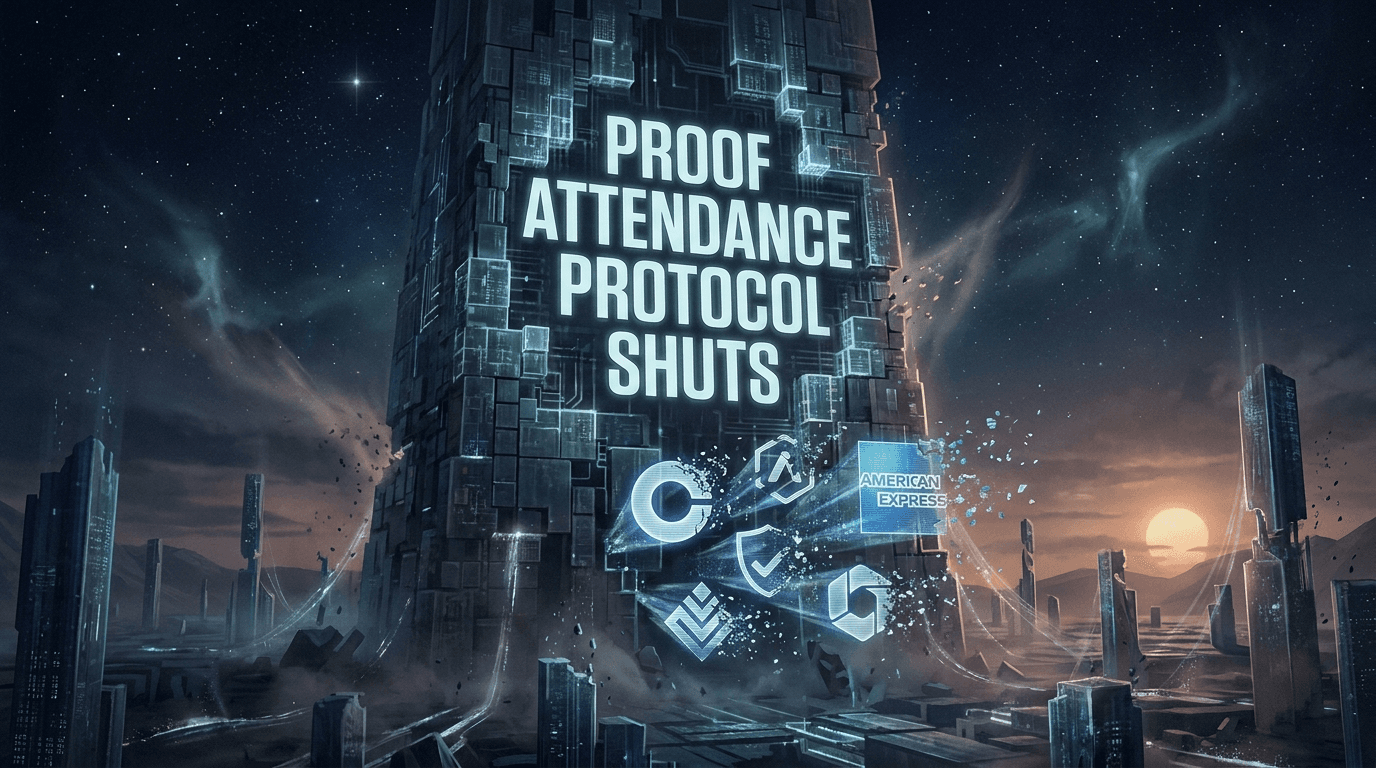 Proof of Attendance Protocol Shuts Down After 5 Years