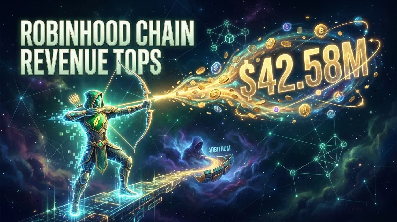 Robinhood Chain Revenue Tops $42.58M in 70 Days