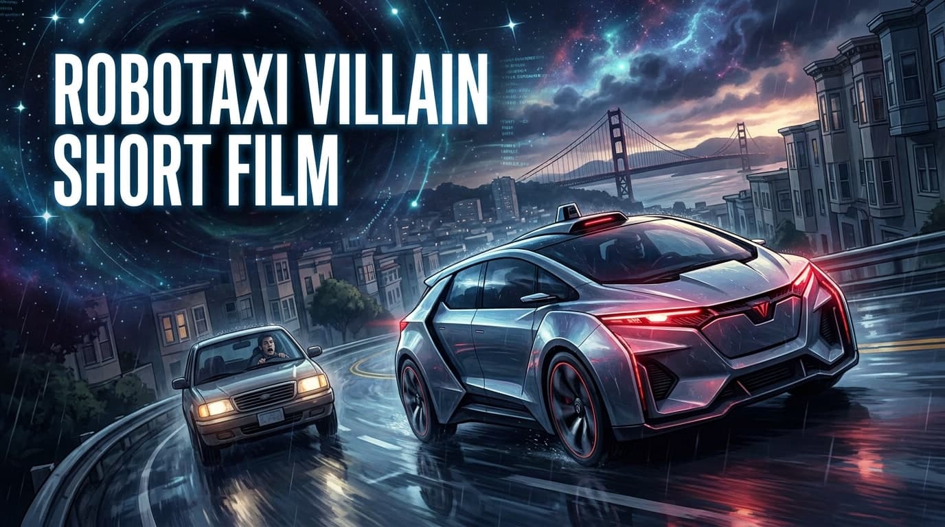 Robotaxi Villain: New Short Film Taps AI Road Fears