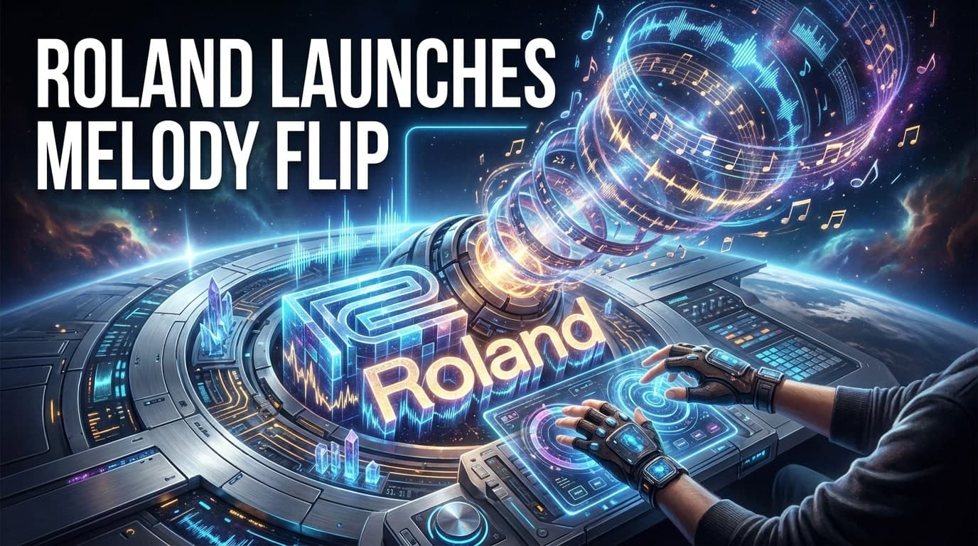 Roland Launches Melody Flip, Its First AI Music Plugin