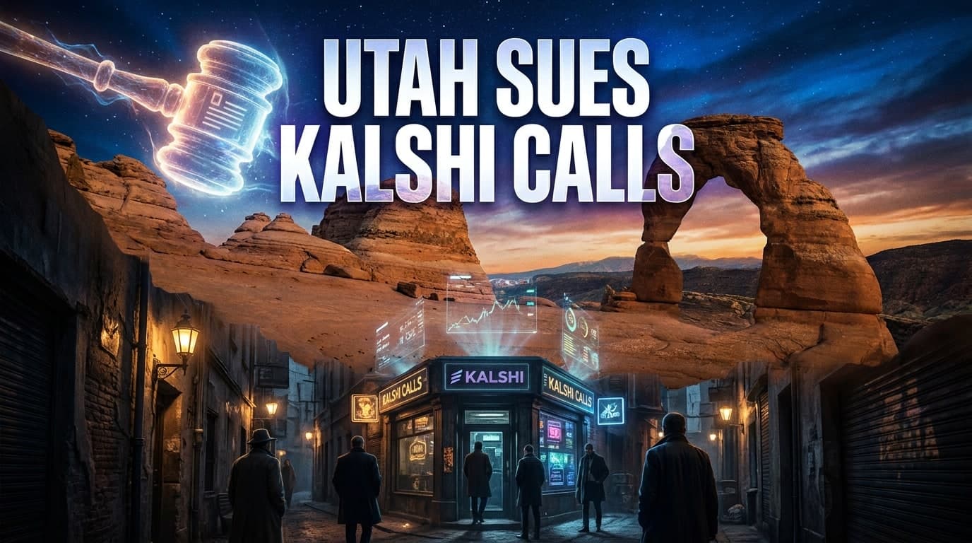 Utah Sues Kalshi, Calls It a 'Back-Alley Gambling Den'