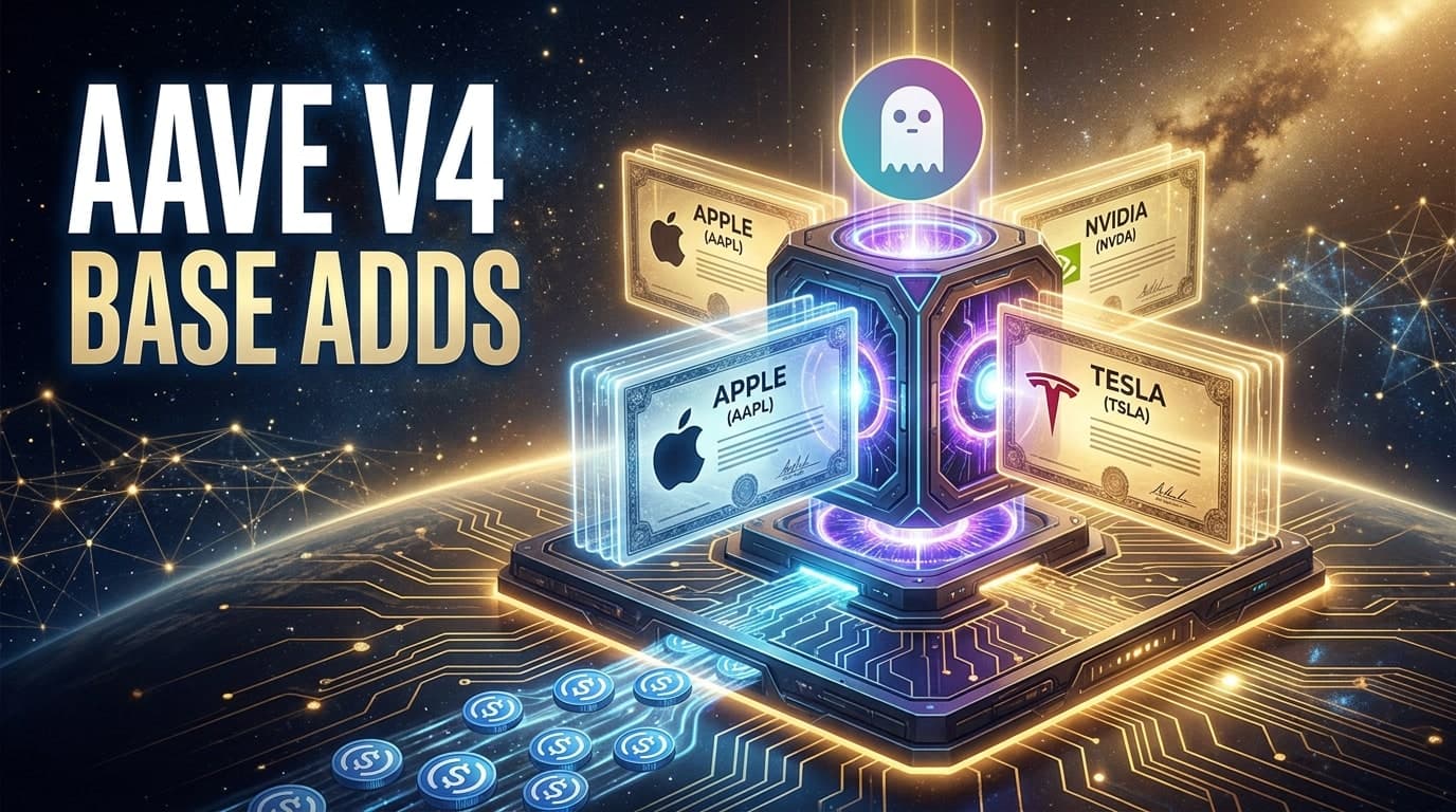 Aave V4 on Base Adds Tokenized Stocks as Collateral