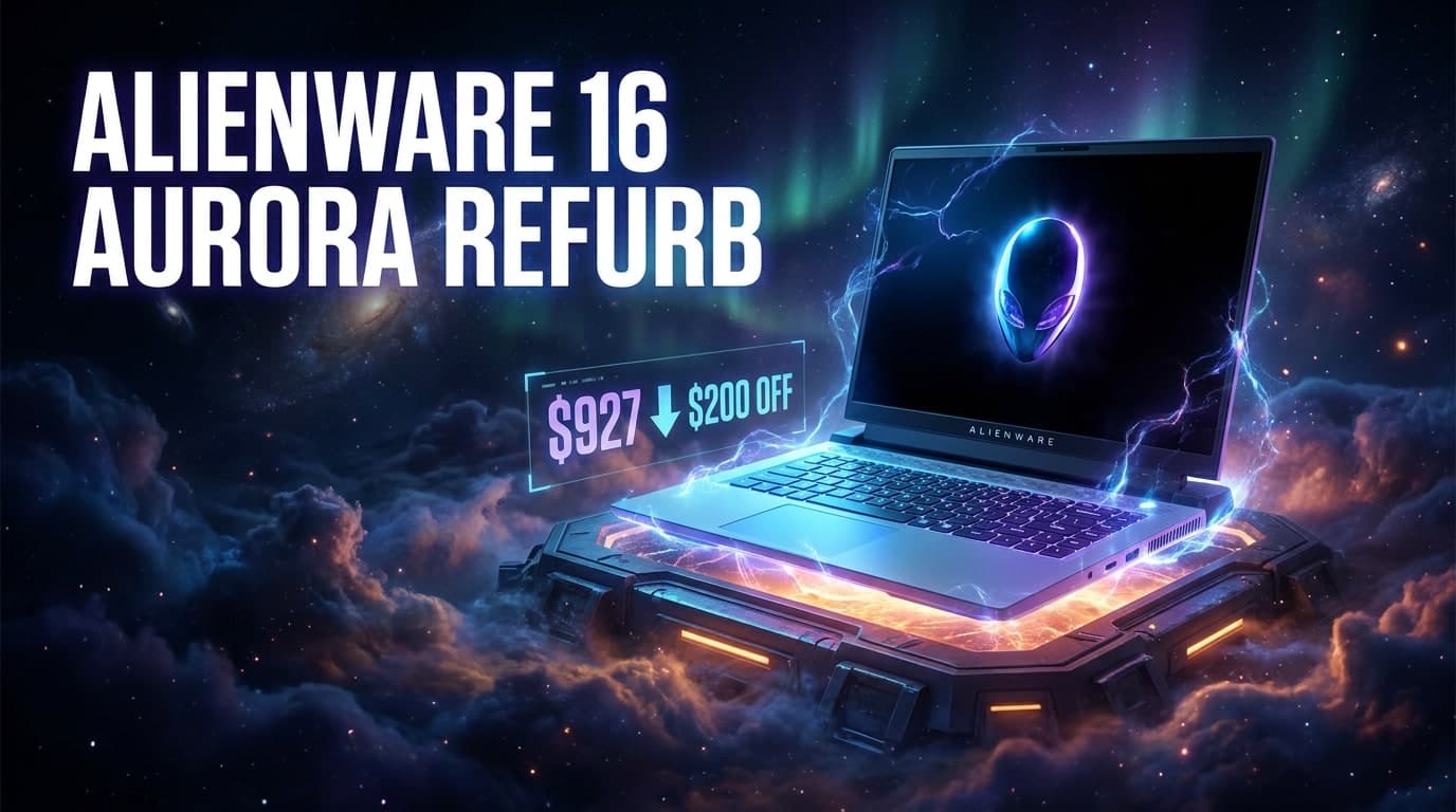 Alienware 16 Aurora Refurb Deal Drops Price to $927