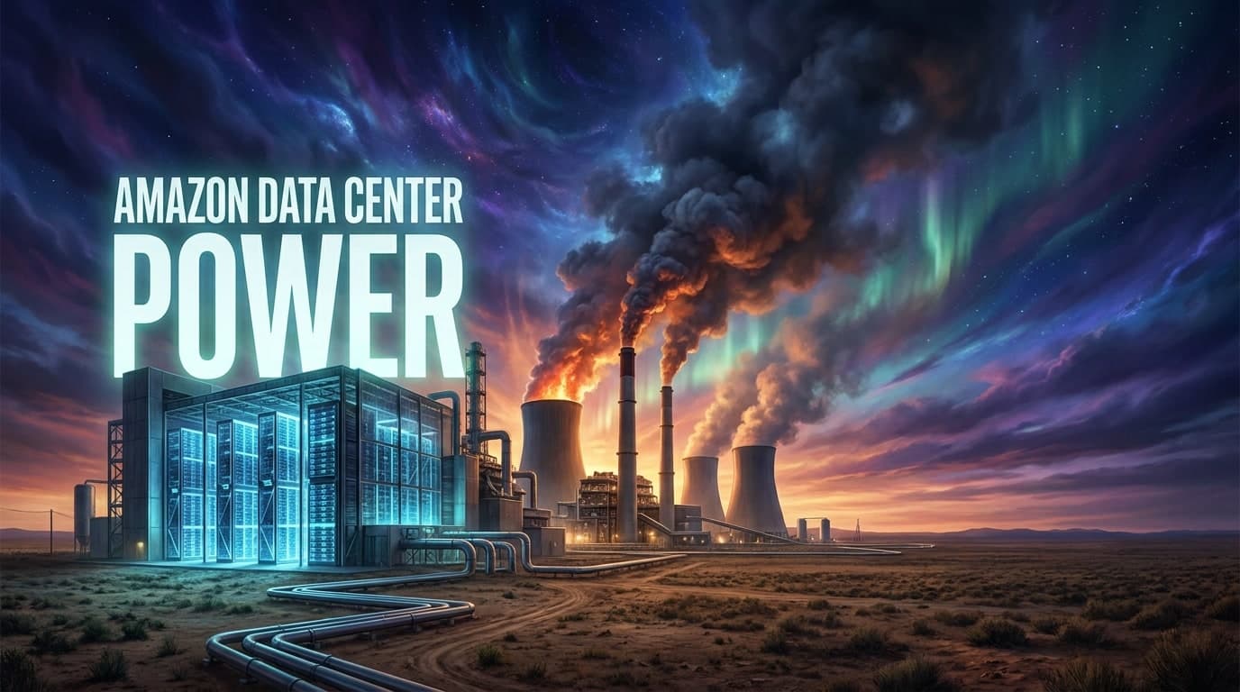 Amazon Data Center Power Plant Permit Raises Pollution Alarm