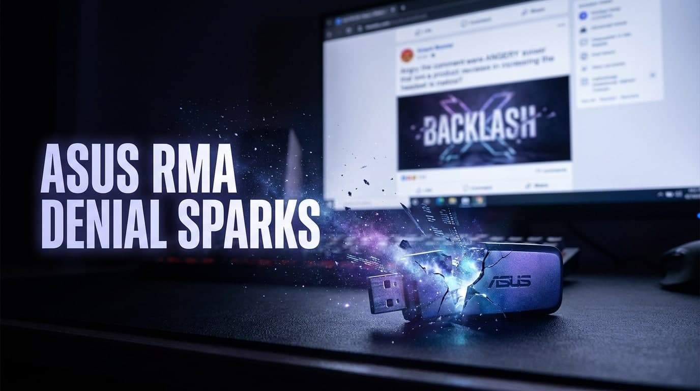Asus RMA Denial Sparks Backlash Over Dongle Warranty