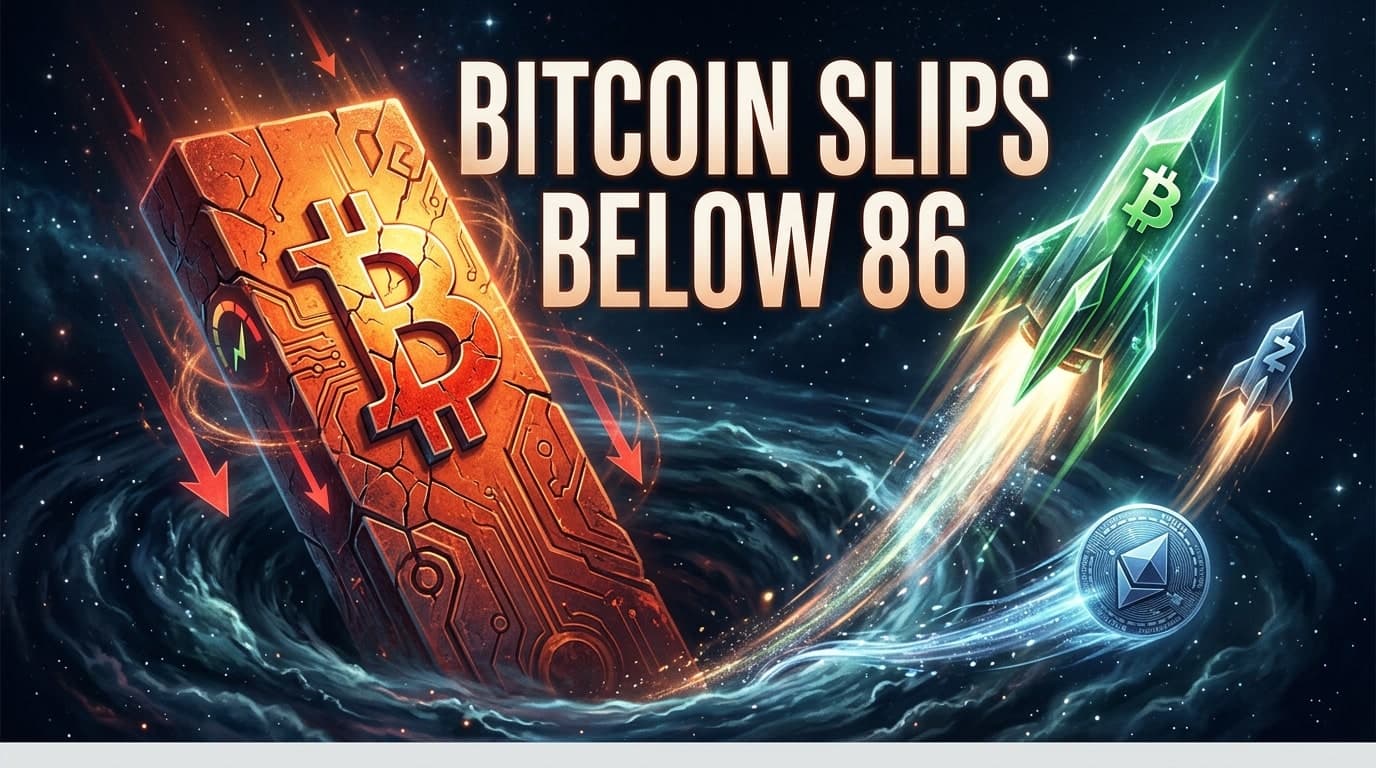 Bitcoin Slips Below $86,000 as BCH Surges, ETH Falls