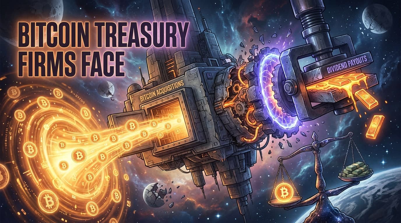Bitcoin Treasury Firms Face Dividend vs Buying Squeeze