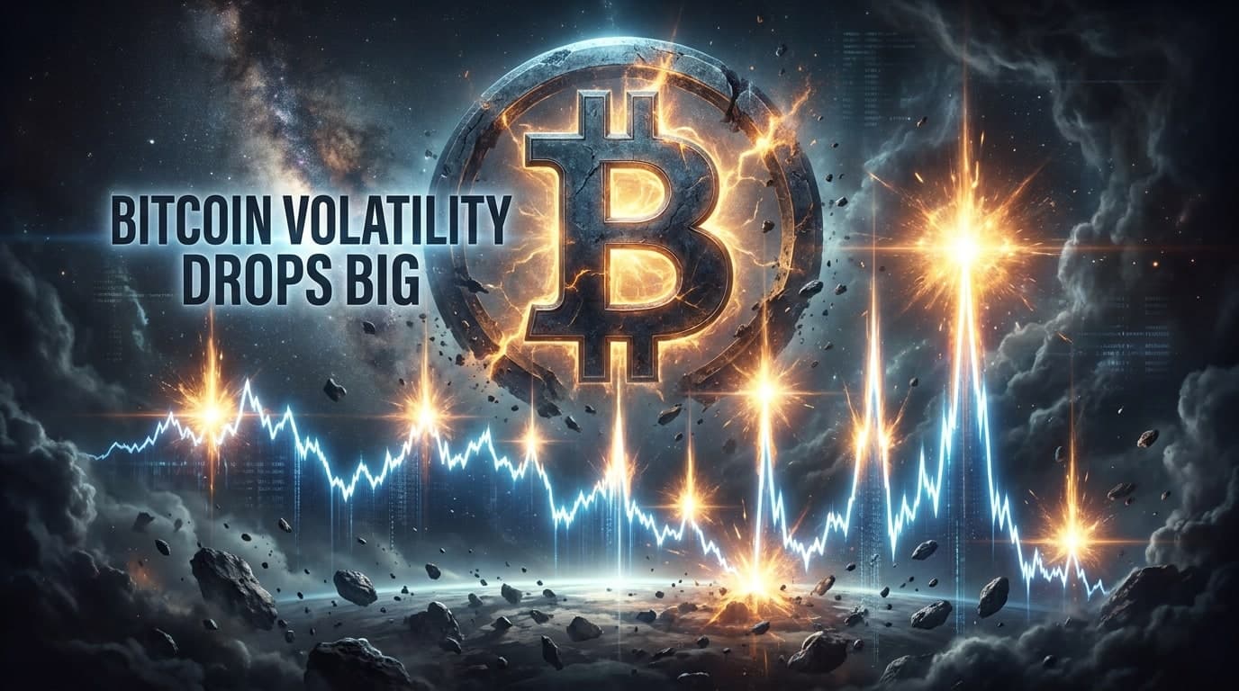 Bitcoin Volatility Drops But Big Swings Still Spike in 2026