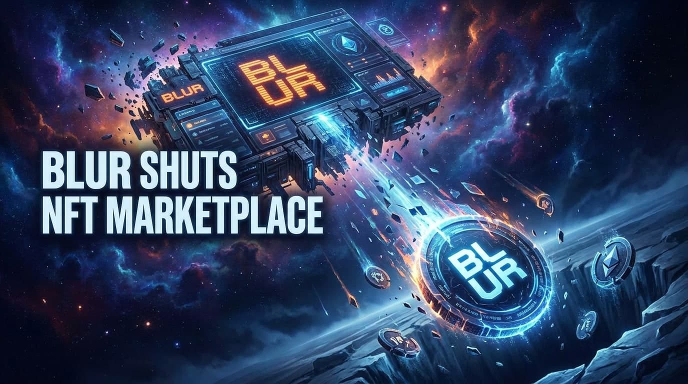 Blur Shuts Down NFT Marketplace Frontend, Token Falls