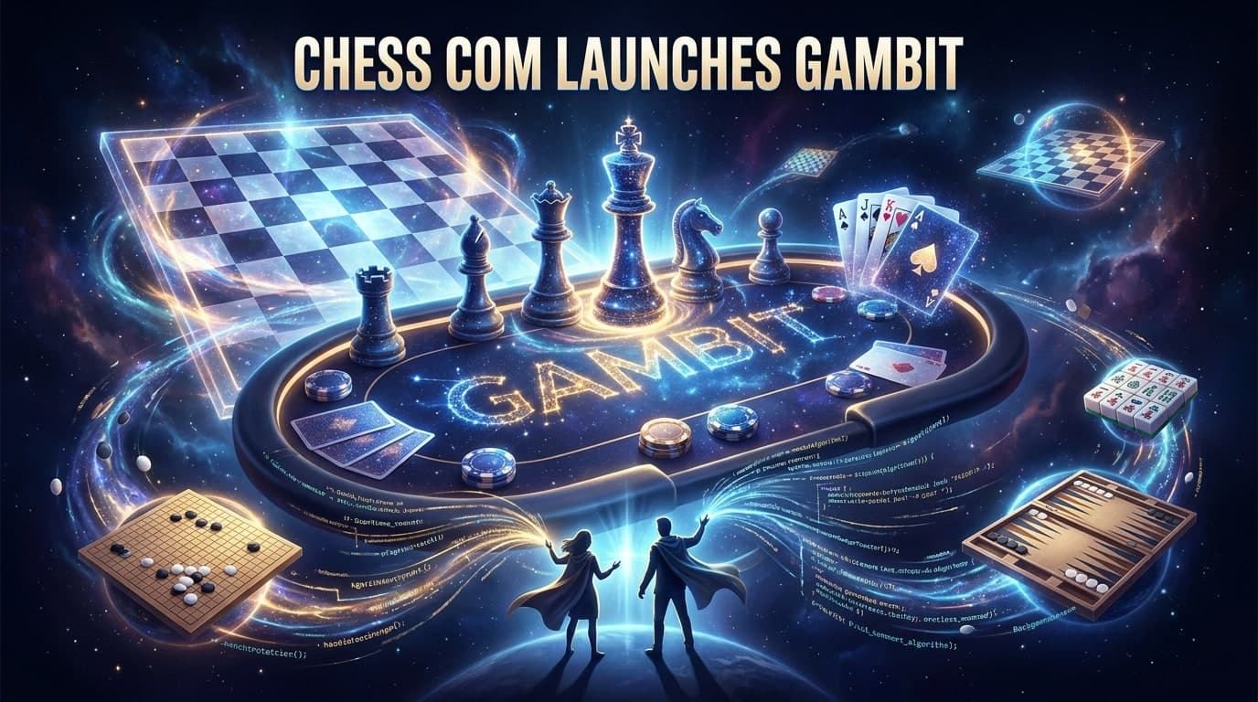Chess.com Launches Gambit Poker Site, More Games Next
