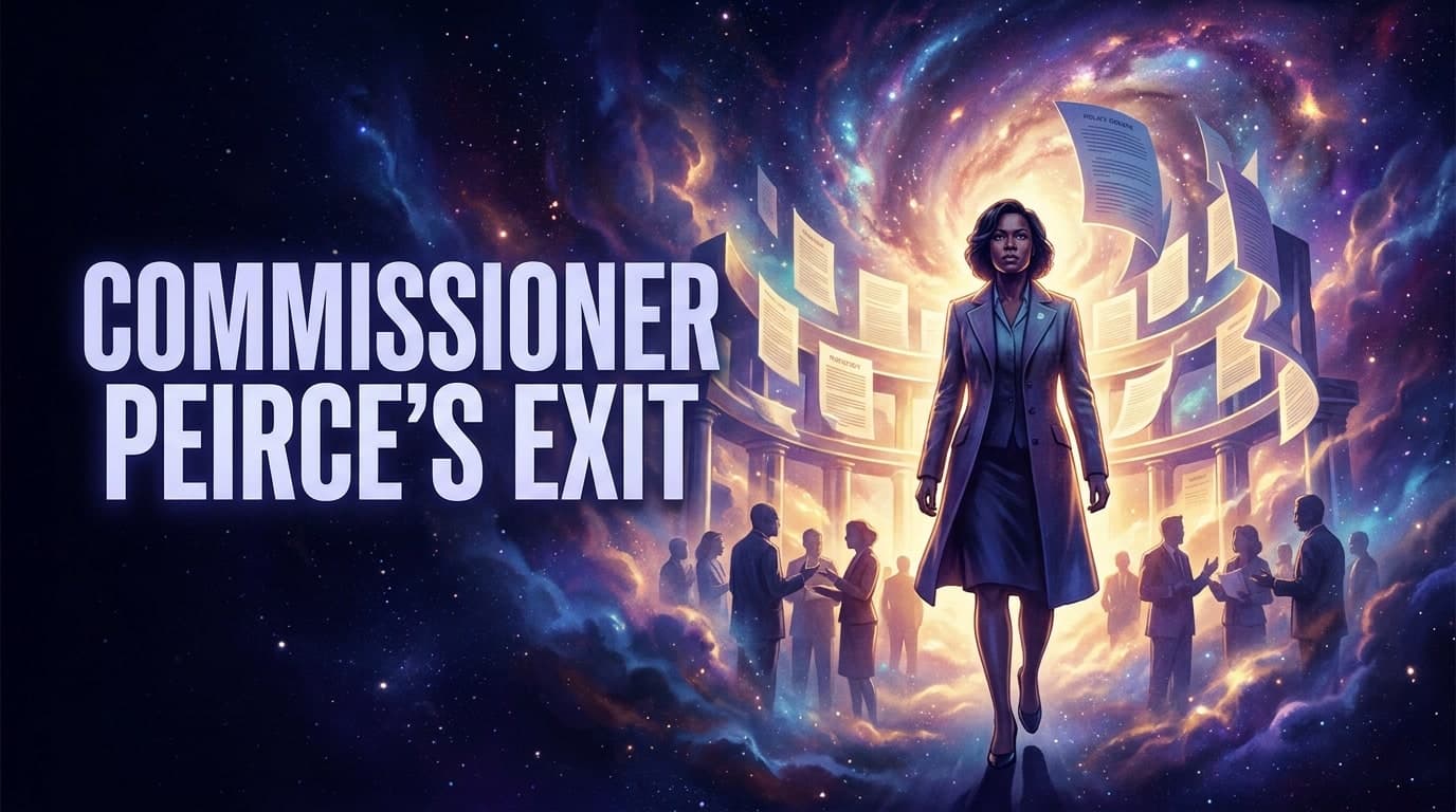 Commissioner Peirce's Exit Reshapes Crypto Policy Debate