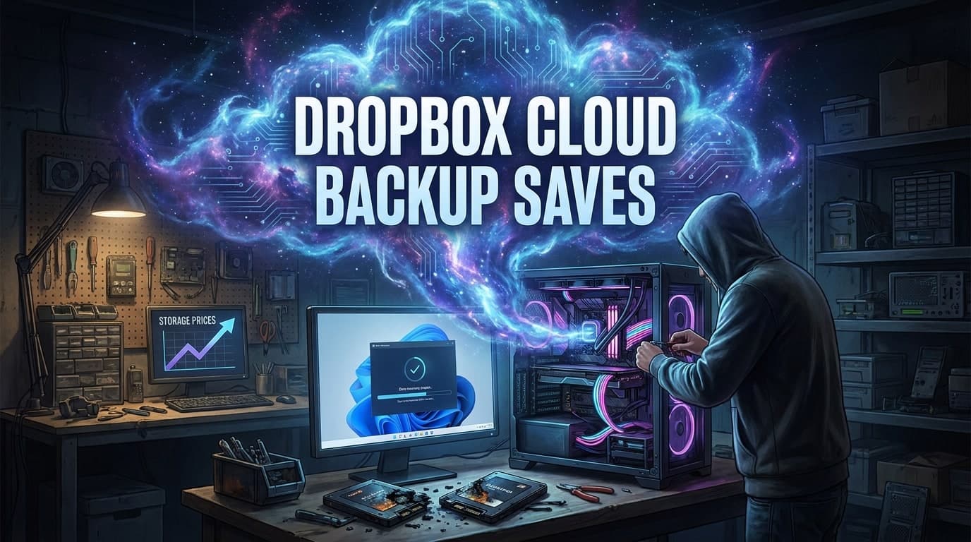 Dropbox Cloud Backup Saves PC Builders From Disaster