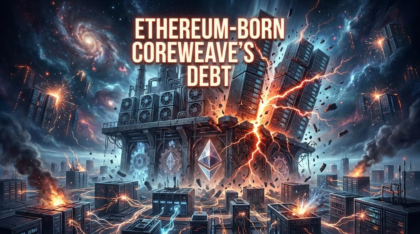 Ethereum-Born CoreWeave's Debt Woes Rattle AI Sector