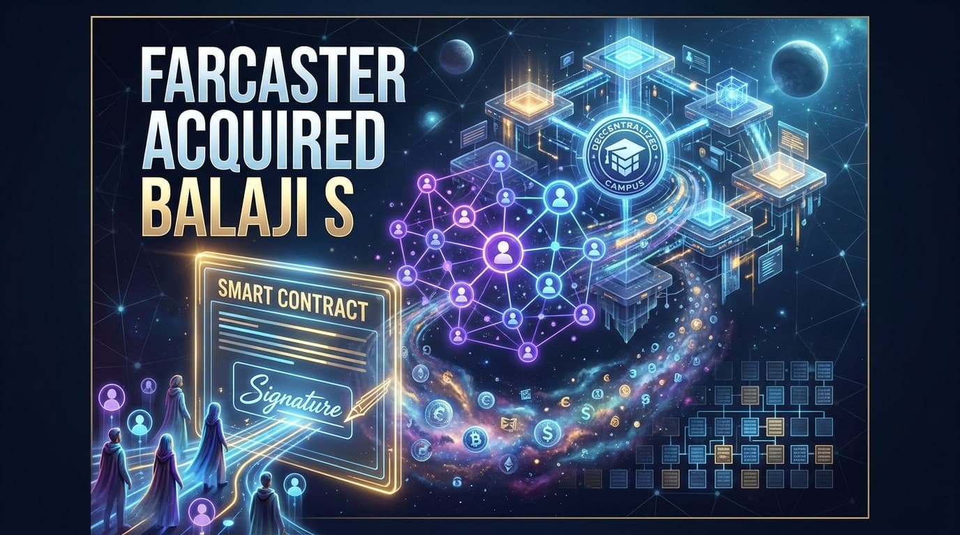 Farcaster Acquired by Balaji's Network School Project