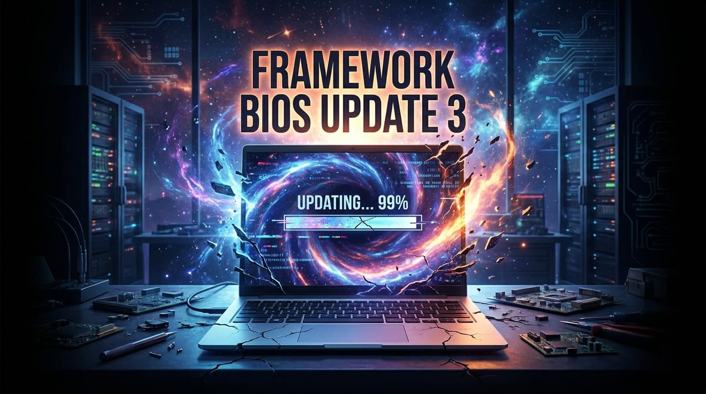 Framework BIOS Update 3.20 Bricks Laptop 13 Boards