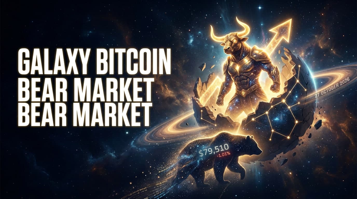 Galaxy: Bitcoin Bear Market Over, Price Dips to $79,510