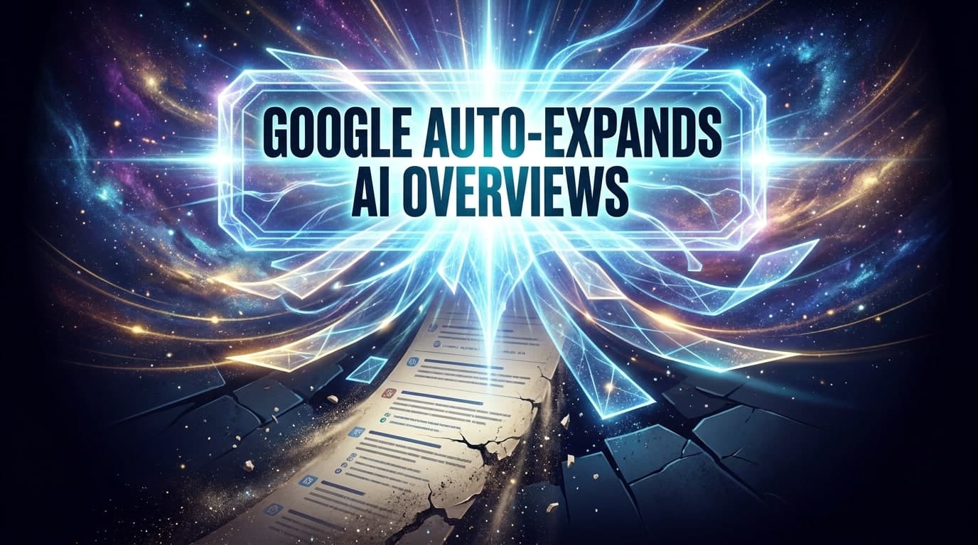 Google Auto-Expands AI Overviews, Pushes Links Down