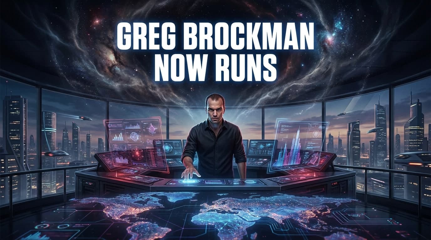 Greg Brockman Now Runs OpenAI's Day-to-Day Operations