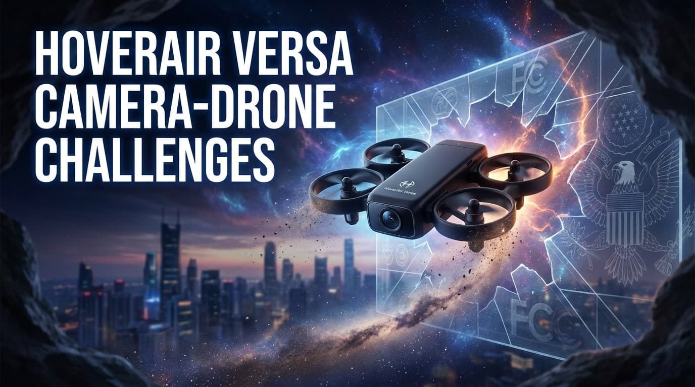 HoverAir Versa Camera-Drone Challenges FCC Drone Ban