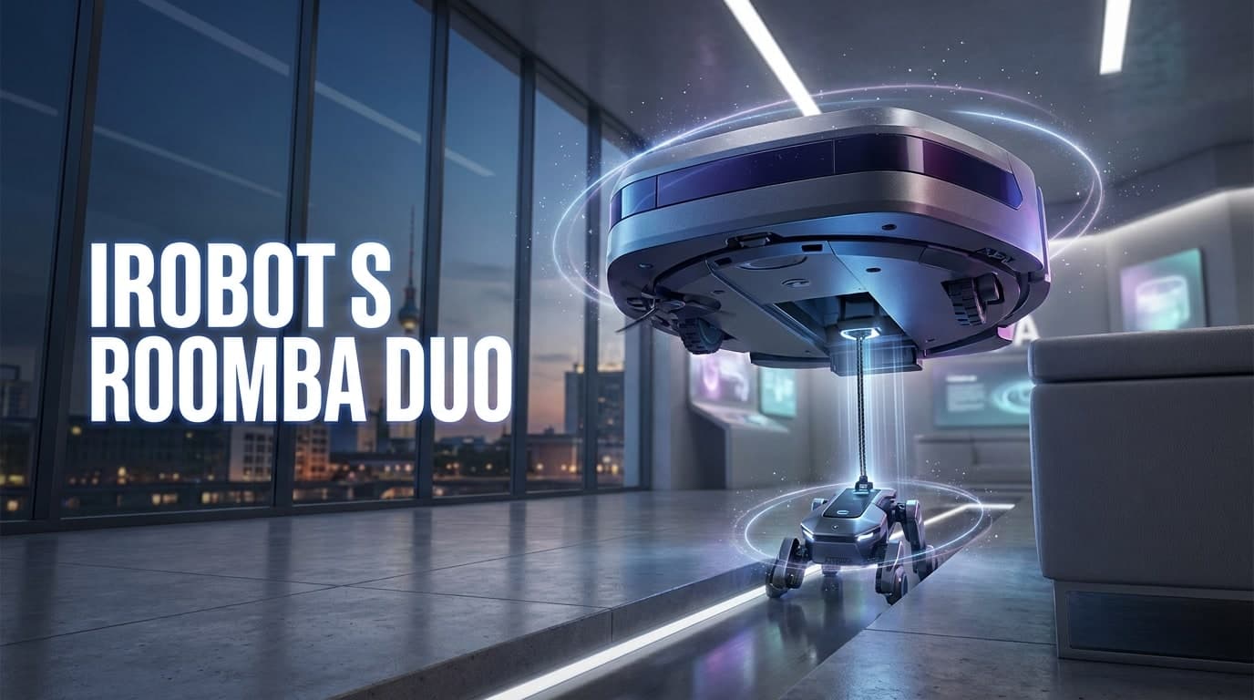 iRobot's Roomba Duo Concept Carries a Second Robot Vacuum