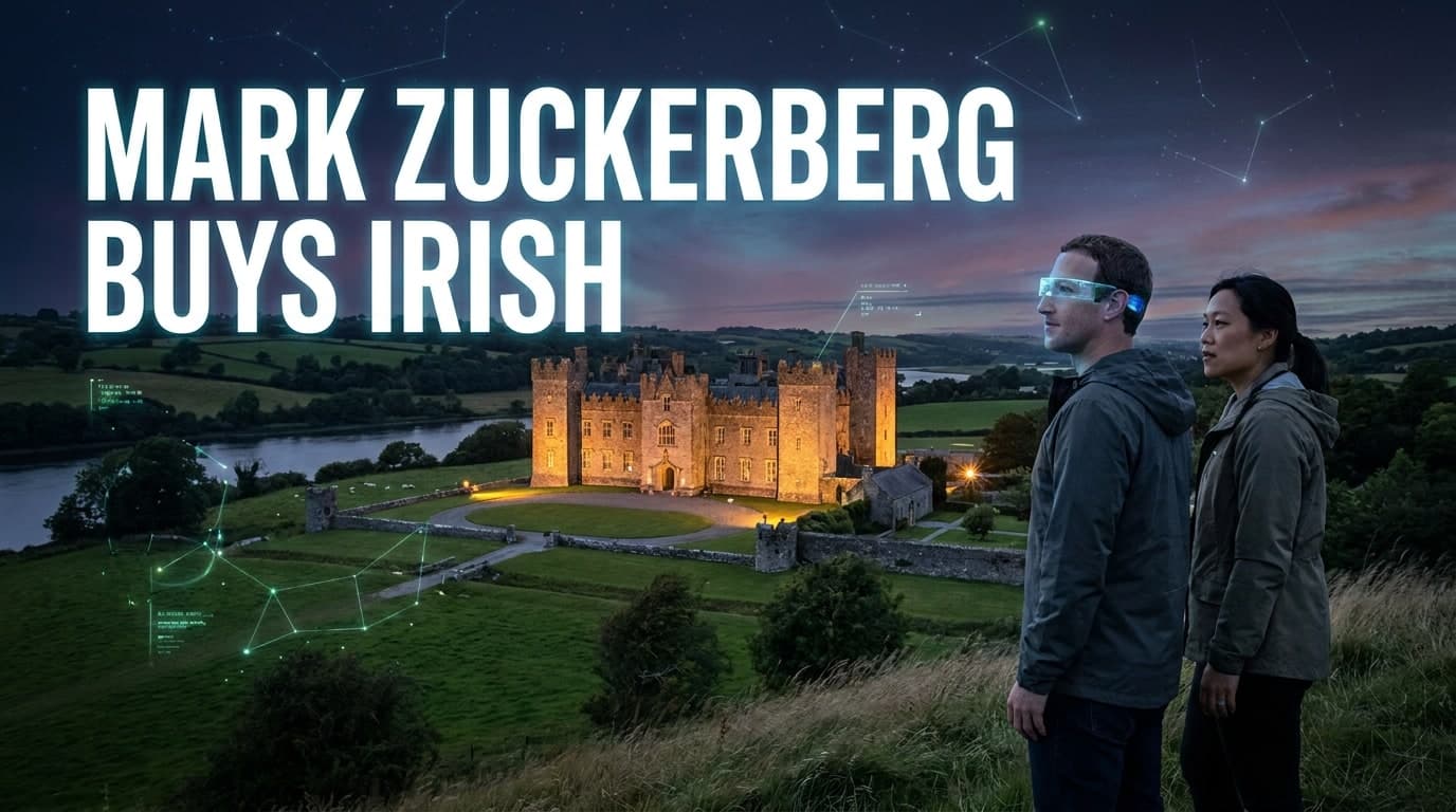 Mark Zuckerberg Buys Irish Castle Amid Meta's AR Bet