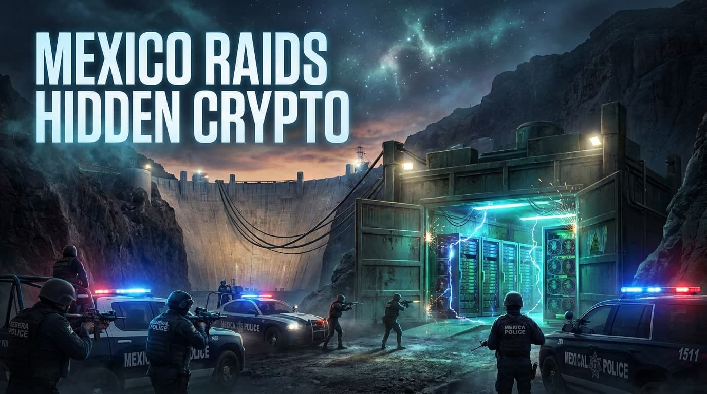 Mexico Raids Hidden Crypto Mine Near Hydroelectric Dam