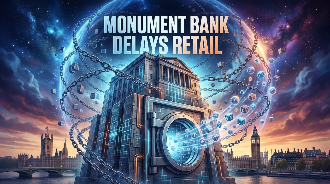 Monument Bank Delays Retail Tokenized Deposits Amid UK Rules