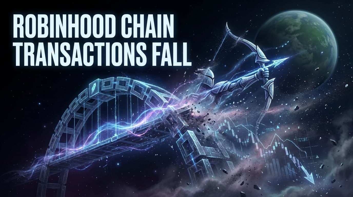 Robinhood Chain Transactions Fall 40% Since September