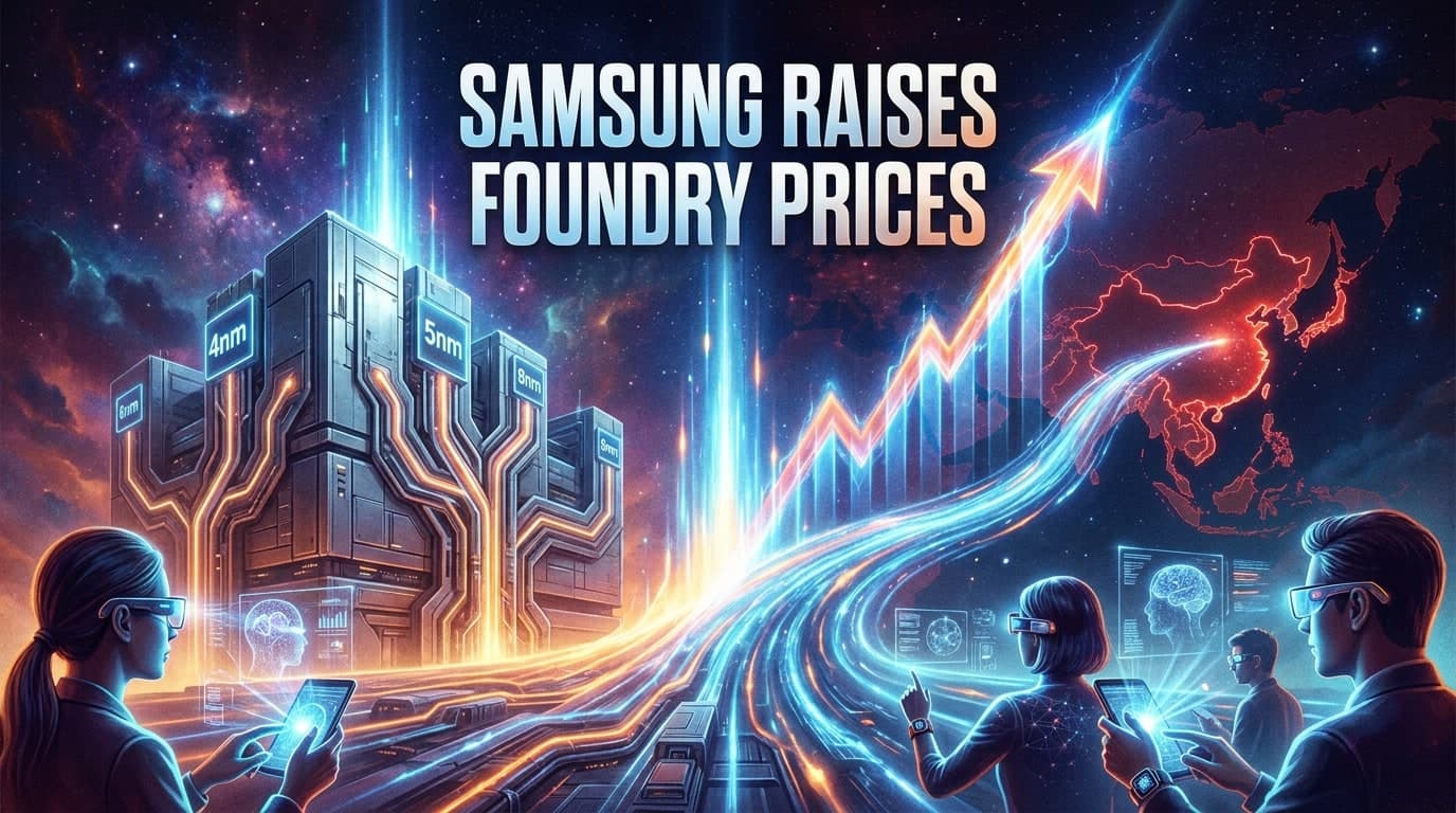 Samsung Raises Foundry Prices Up to 15% Amid AI Demand