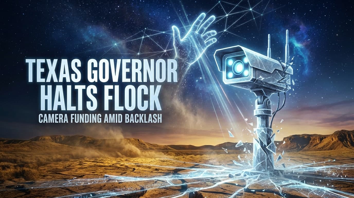 Texas Governor Halts Flock Camera Funding Amid Backlash