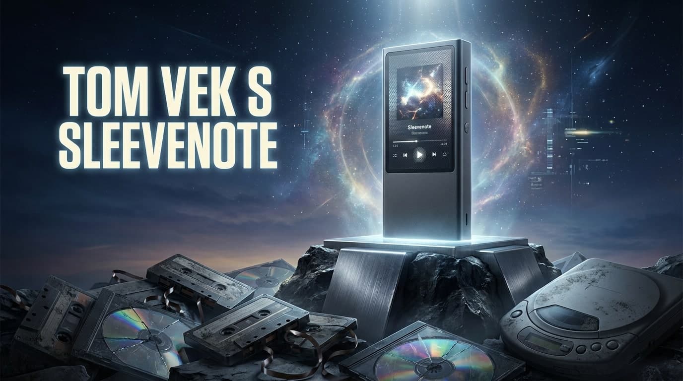 Tom Vek's Sleevenote Music Player Rejects Retro Trend