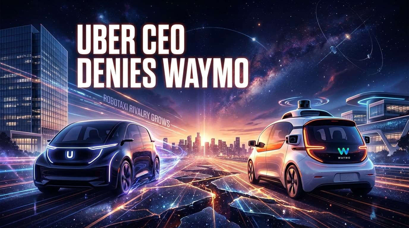 Uber CEO Denies Waymo Split as Robotaxi Rivalry Grows