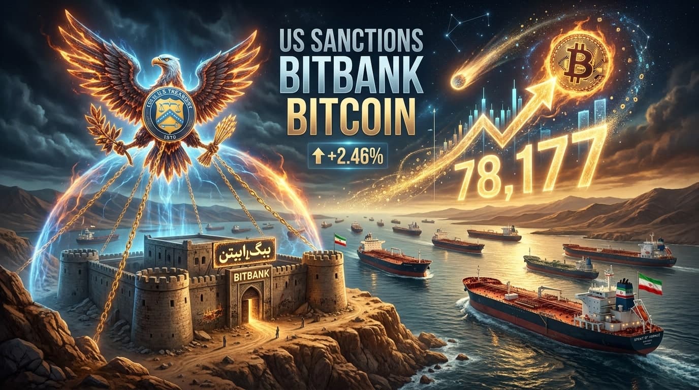 US Sanctions BitBank as Bitcoin Rallies to $78,177