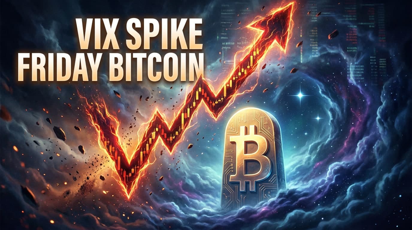 VIX Spike Friday: Bitcoin Calm Hints Fear May Fade