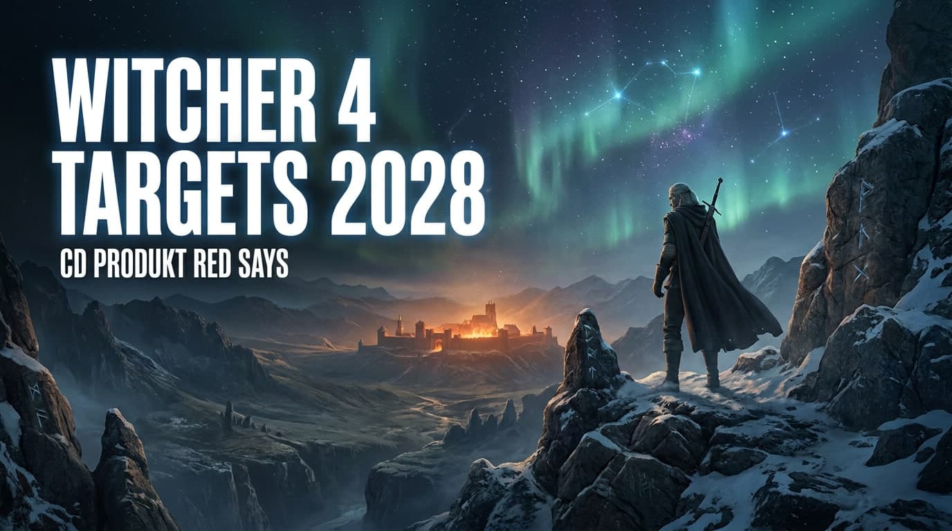 The Witcher 4 Targets 2028 Release, CD Projekt Red Says