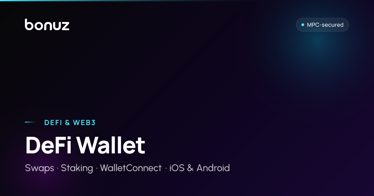 Best DeFi Wallet 2026 – Self-Custodial, Multi-Chain | bonuz